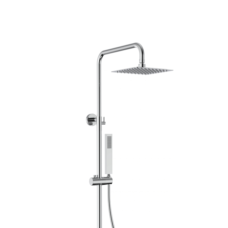 Colonne de douche CASCATA - carré chrome
