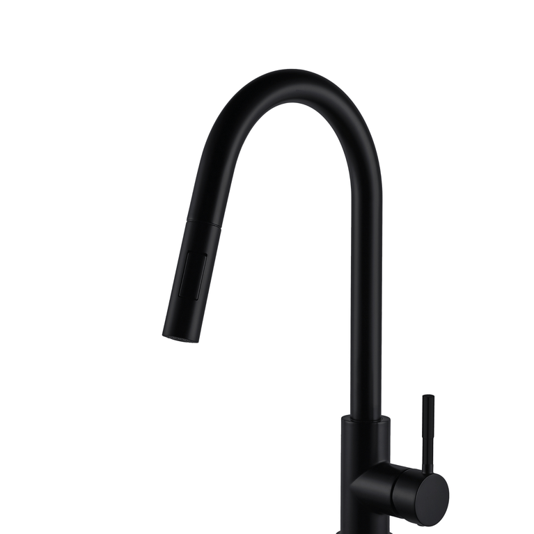 Robinet ETERNO de cuisine inox noir mat