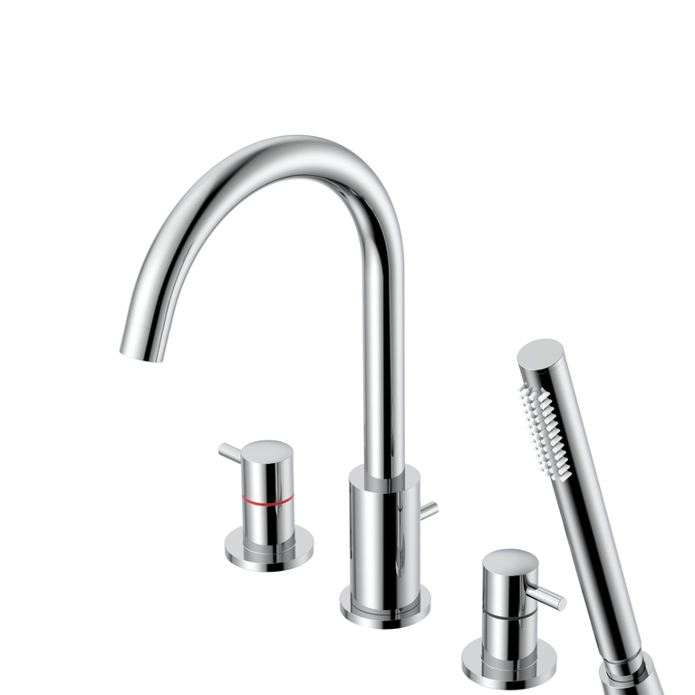 Robinetterie SERENITA sur bain - chrome