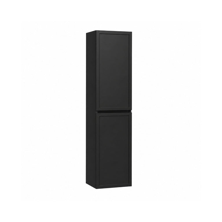 Façades shaker pour armoire 18X72 pouces noir mat