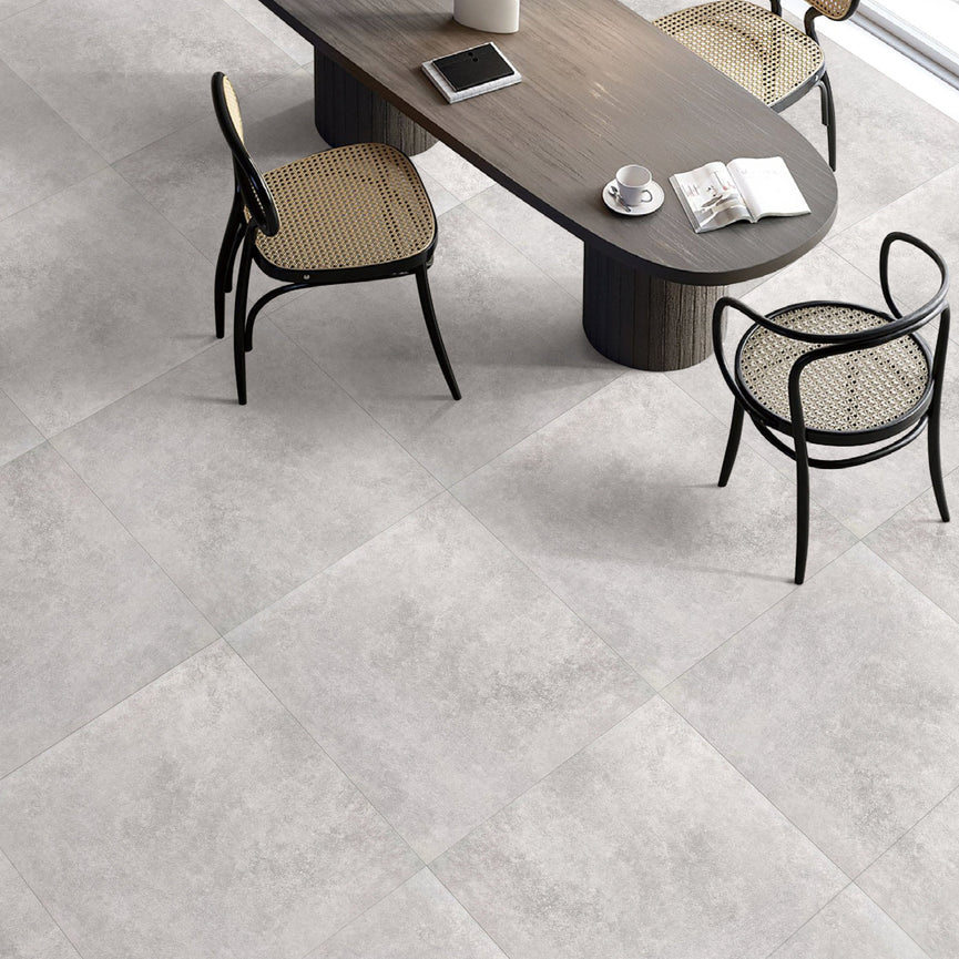 Céramique 24x24 blanche - Simply | Entrepôt de la Réno