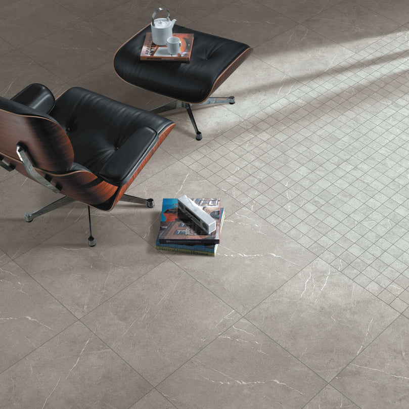 Céramique 24x24 grigio - Marble Stone | Entrepôt de la Réno