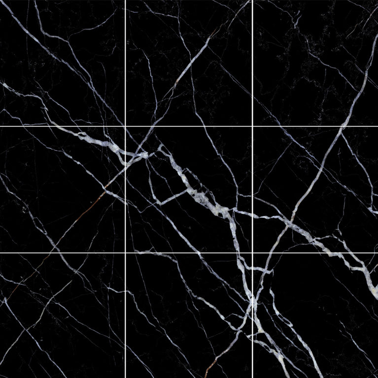 Céramique 24x24 nero - Marquina | Entrepôt de la Réno