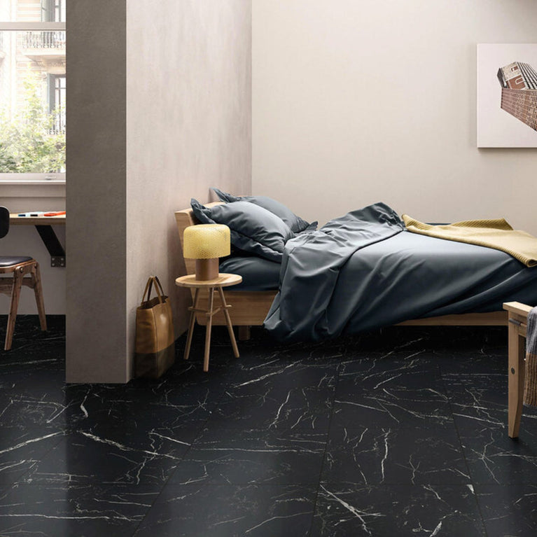 Céramique 24x24 nero - Marquina | Entrepôt de la Réno