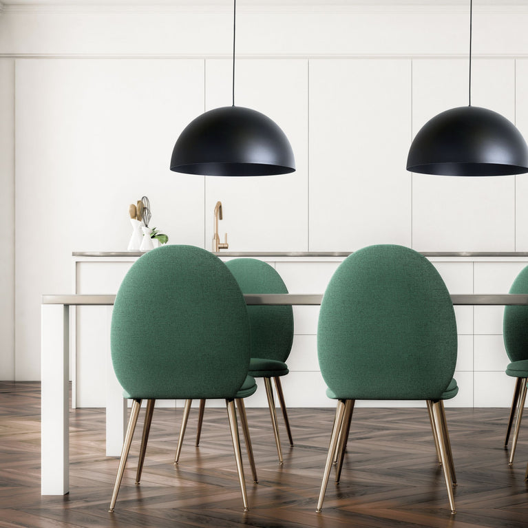 Luminaire suspendu en dôme 20" - Noir mat | Entrepôt de la Réno