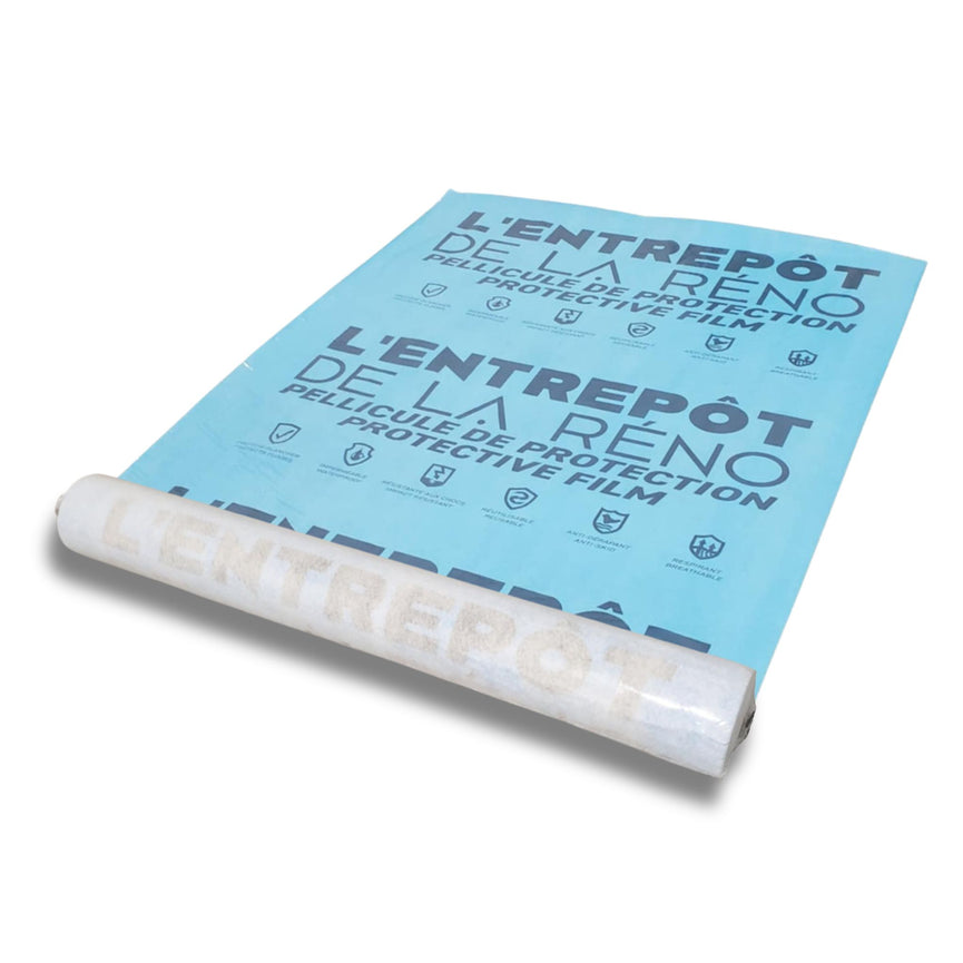 Membrane protectrice bleue - Rouleau de 200 pi² | Entrepôt de la Réno