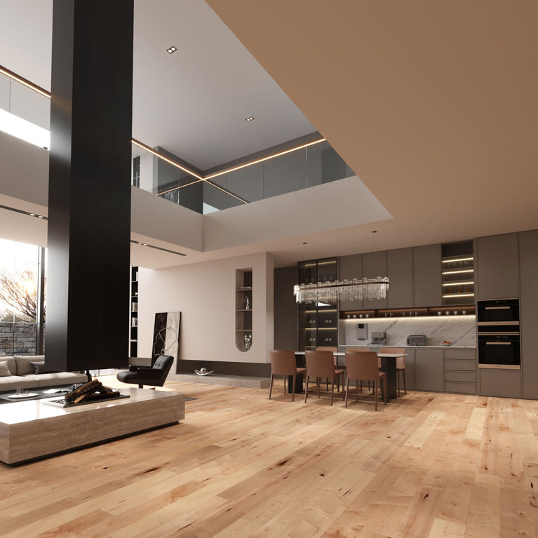 Plancher d'ingénierie érable - Grade classique - Naturel | Entrepôt de la Réno