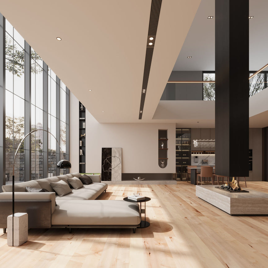 Plancher d'ingénierie érable - Grade classique - Naturel | Entrepôt de la Réno