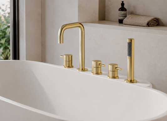 La salle de bain dorée : la tendance déco qui redéfinit le luxe accessible