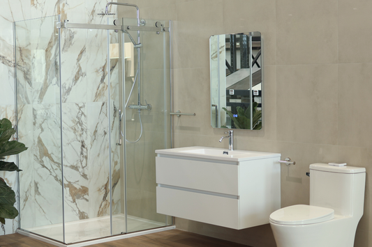 Agencement de salle de bain | Style contemporain minimaliste