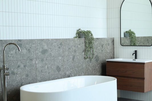 Agencement de salle de bain | Style contemporain scandinave