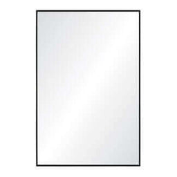 Miroir rectangle en métal noir 24"X36" | Entrepôt de la Réno