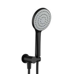 Matte Black Round Bath Faucet with Hand Shower