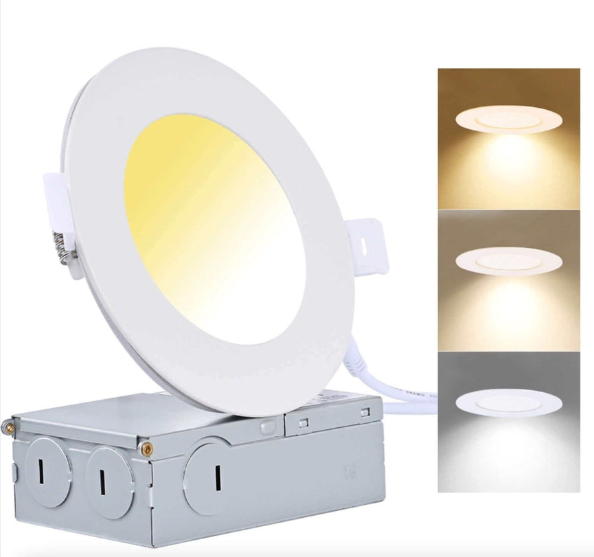 Recessed integrated LEDs 