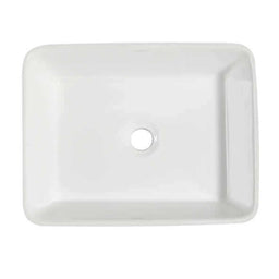 Lavabo rectangulaire 621, porcelaine 19 1/4 x 14 3/4 x 5 1/2 po, blanc | Entrepôt de la Réno