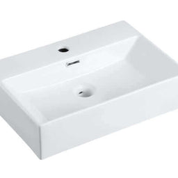 Lavabo rectangulaire 683B, porcelaine 20 x 14 1/4 x 5 1/4 po blanc | Entrepôt de la Réno