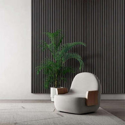 Panneaux acoustiques en latte de bois couleur Cendre 24" x 108" | Entrepôt de la Réno