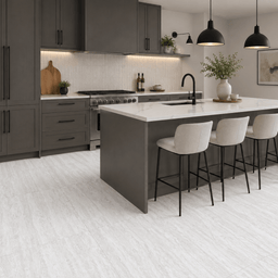 Céramique 24x24 Travertin Bianco Mat Texturé