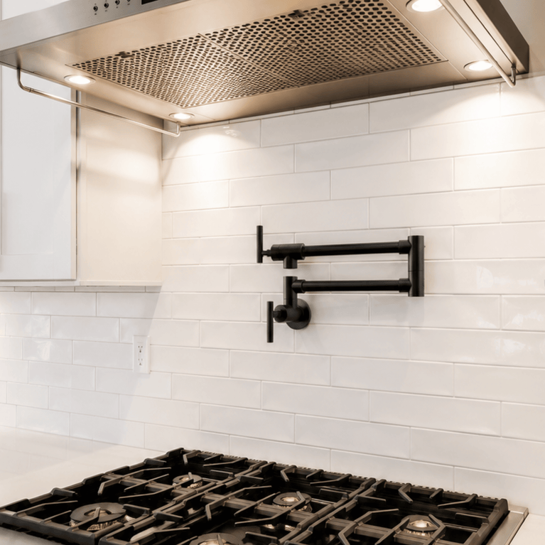 Robinet ETERNO de cuisine remplisseur noir mat