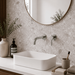 Robinetterie INIZIO murale pour vasque chrome