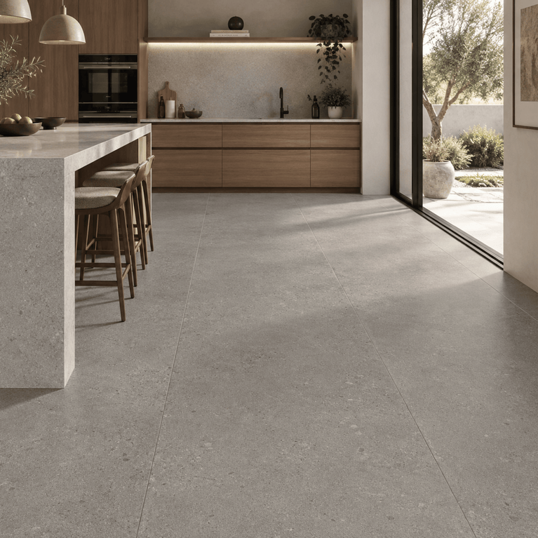 Céramique 24x48 Stone Cement Grigio Mat