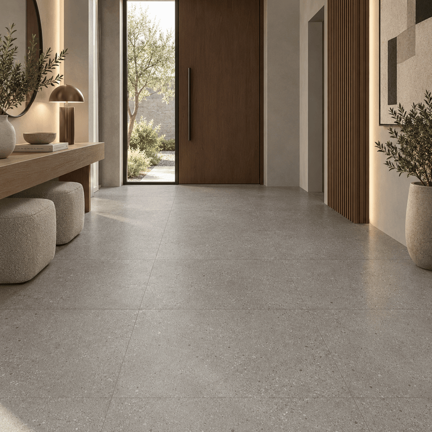 24x24 Stone Cement Grigio Matte Ceramic