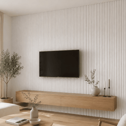 Moulure en coin en WPC – blanc