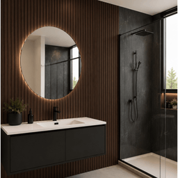 Panneau décoratif mural WPC – latte de bois noyer
