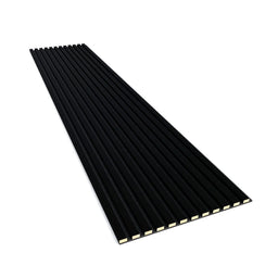 Panneaux acoustiques en latte de bois couleur Eben 24" x 108" | Entrepôt de la Réno
