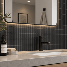 Charcoal 1x3 Wall Mosaic Ceramic