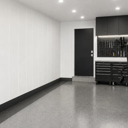 PVC garage wall covering