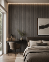 Panneaux acoustiques en latte de bois couleur Cendre 24