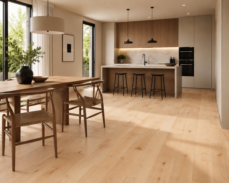 Maple Engineered Flooring - Classic Grade - Natural