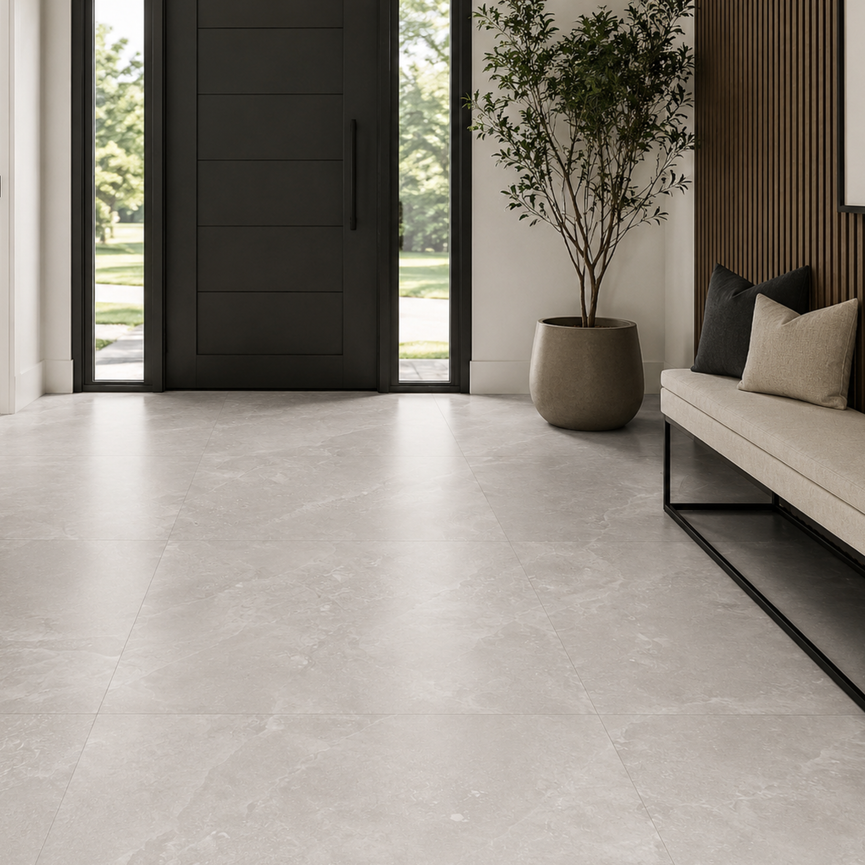 Ceramic 24x24 Mooncloud Matte Grey