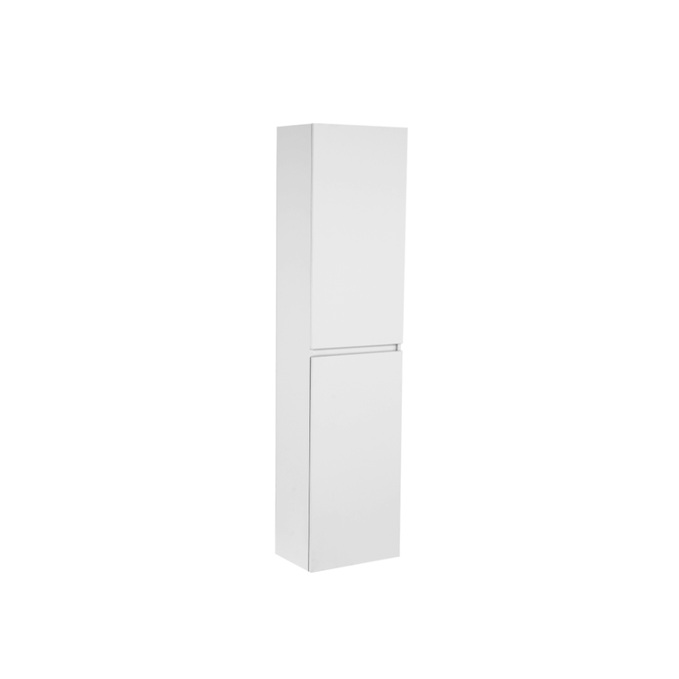 Satin White 18" x 72" Bathroom Storage Cabinet