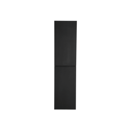 Matte Black 18" x 72" Bathroom Storage Cabinet