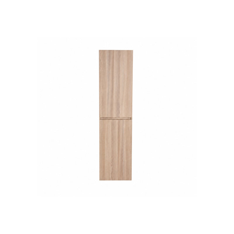 Armoire 18 x 72 pouces bois naturel