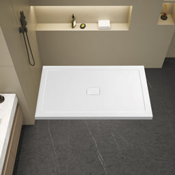 Douche (Base et Vitres inclus) chrome 36" X 48" en coin -Mur gauche vitre droite- | Entrepôt de la Réno