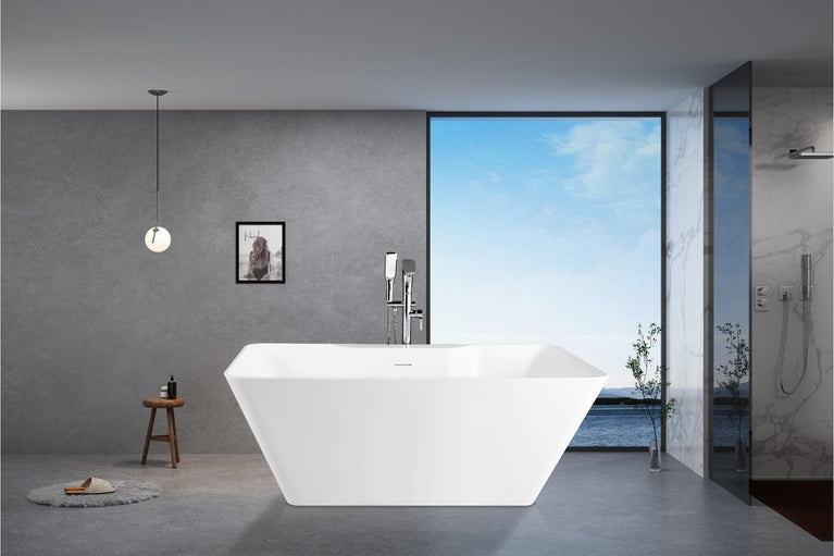 Henri freestanding bath 59" X 30" X 23"