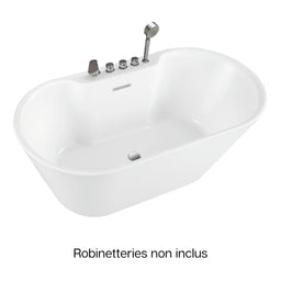 Bain auto-portant Amélie 59" X 30" X 23" | Entrepôt de la Réno