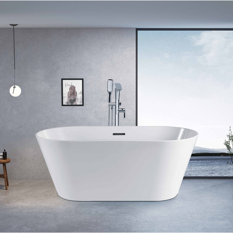 Henri freestanding bath 59" X 30" X 23"