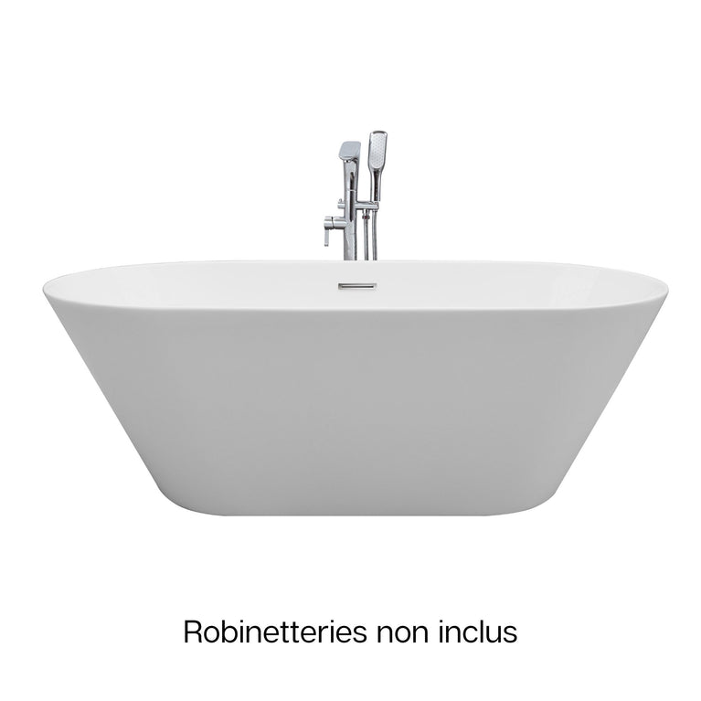 Henri freestanding bath 59" X 30" X 23"