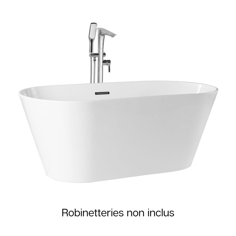 Henri freestanding bath 59" X 30" X 23"