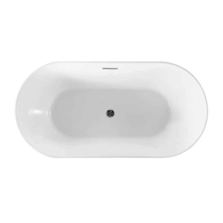 Henri freestanding bath 59" X 30" X 23"