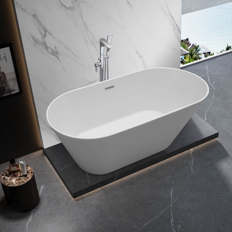Henri freestanding bath 59" X 30" X 23"