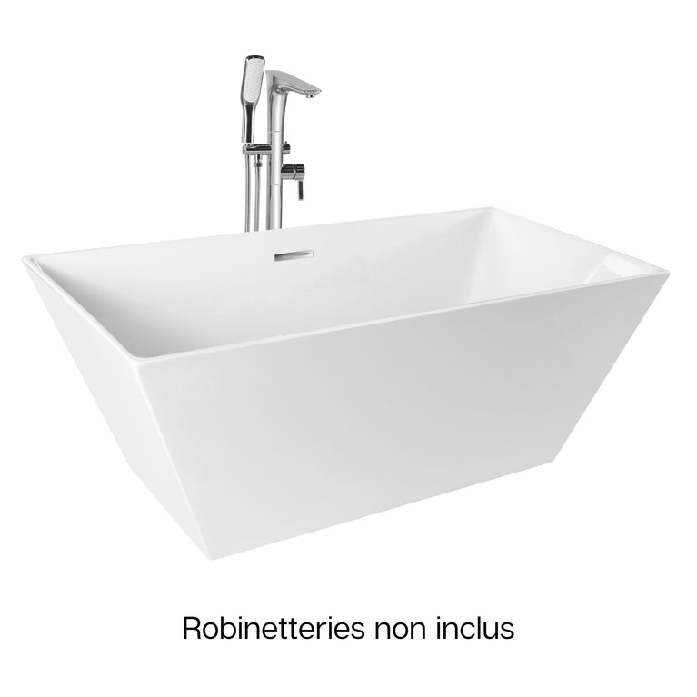 Louis freestanding bath 59" X 30" X 23"