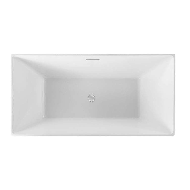 Louis freestanding bath 59" X 30" X 23"