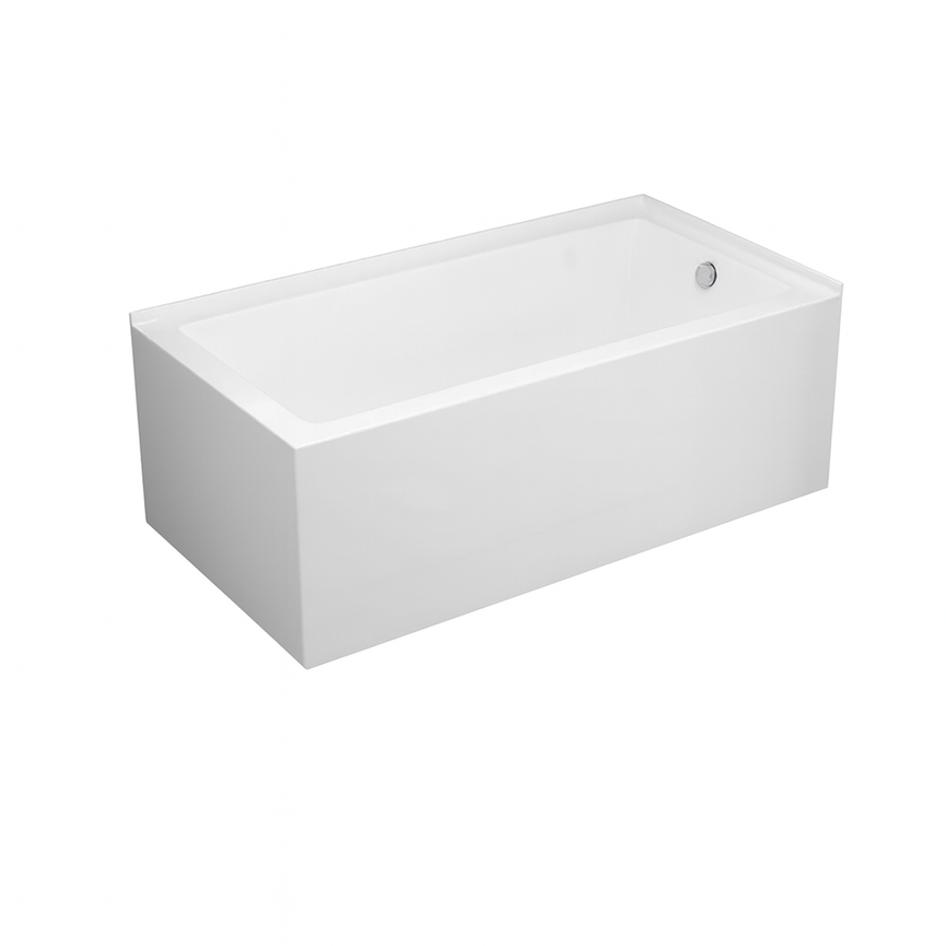 Corner bathtub 60" X 32" with right drain
