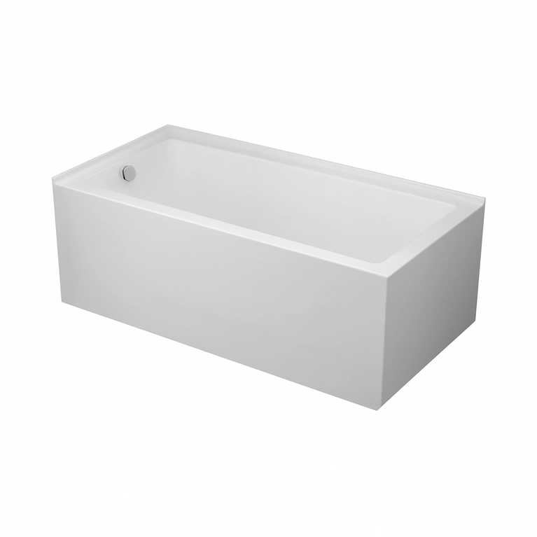 Corner bathtub 60" X 32" with left drain