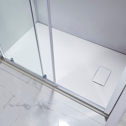 Base de douche en SMC blanche